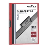 Durable Duraclip Portafolios rojo A4 para 60 páginas 220903 310047