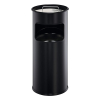 Durable Papelera con cenicero (17 litros, negra) 333001 310287 - 1