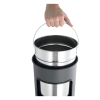 Durable Papelera con cenicero (17 litros, negra) 333001 310287 - 3