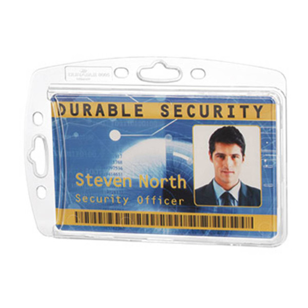 Durable Placa de identificación sin cordón 85 x 54 mm (10 unidades)