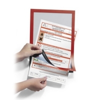 Durable marco de información Duraframe A4 autoadhesivo rojo (2 unidades) 310016