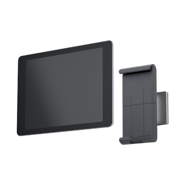 Durable soporte de pared para tableta plateado