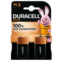 Duracell Plus 100% Life Pilas alcalinas 9V / 6LR61 / E-Block (2 unidades) ADU00225