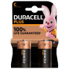 Duracell Plus C/LR14/MN1400 Pilas Alcalinas (2 unidades)
