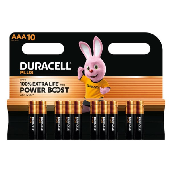 Duracell Batterie Plus -AAA (MN2400/LR03) BOOST K10 10pcs.