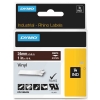 Dymo 1805424 IND Rhino cinta vinilo blanco sobre marrón 24 mm (original) 088662 - 1