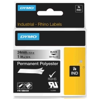 Dymo 1805434 IND Rhino cinta permanente poliéster metálica 24 mm (original) 1805434 088692