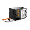 Dymo 1868713 XTL etiquetas precortadas blancas con encabezado naranja 51 x 102 mm (original) 089082 - 1