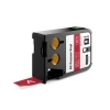 Dymo 1868762 XTL vinilo blanco sobre rojo 19 mm (original) 088926 - 1