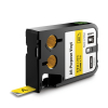 Dymo 1868771 XTL vinilo negro sobre amarillo 12 mm (original) 088904 - 1