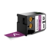 Dymo 1868794 XTL cinta vinilo blanco sobre violeta 41 mm (original) 088990 - 1