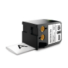 Dymo 1868812 cinta termorretráctil XTL negro sobre blanco 54 mm (original) 089046 - 1