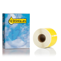 Dymo 2133400 Etiquetas de envío y de identificación amarillas (marca 123tinta) 2133400C 088599