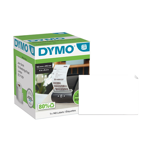 Dymo 2166659 rollos de etiquetas de dirección anchas 102 x 210 mm DHL (original) 2166659 088594 - 1