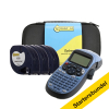 Dymo LT-100H azul  pack rotuladora con funda + 3 cintas 833490 - 1
