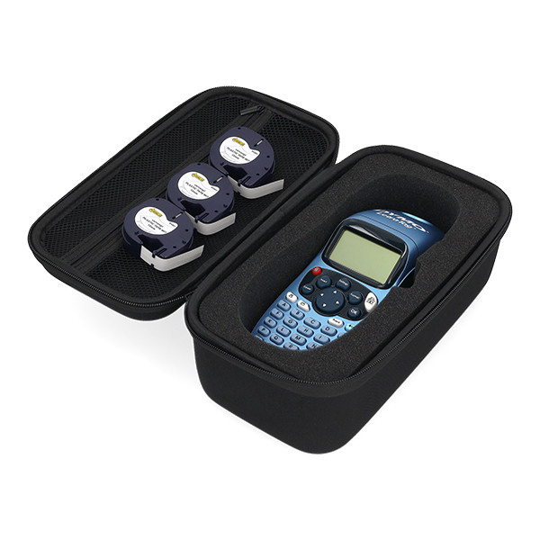 Dymo LT-100H negra pack rotuladora con funda + 3 cintas 833491 - 2