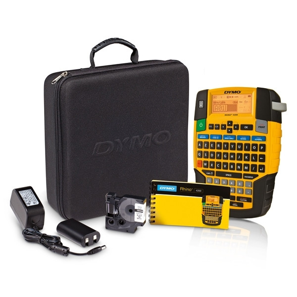 Dymo RHINO 4200 Impresora de etiquetas industrial con maletín (QWERTY)