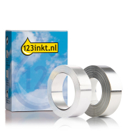 Dymo Rhino cinta de aluminio de 12 mm (marca 123tinta) | Pack de cintas 089246