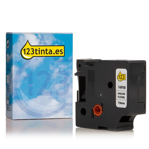 Dymo S0718050 / 16958 cinta nylon flexible 19 mm (marca 123tinta) 088535 - 1