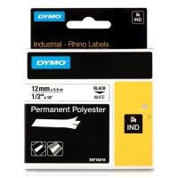 Dymo S0718210/ 18483 IND Rhino cinta permanente poliéster 12 mm (original) 18483 S0718210 088668