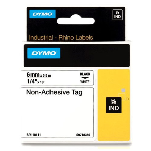 Dymo S0718350/ 18111 IND Rhino cinta no adhesiva 6 mm (original) 18111 S0718350 088726 - 1