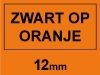 Dymo S0718490 / 18435 IND Rhino cinta vinilo negro sobre naranja 12 mm (marca 123tinta) 088615 - 1