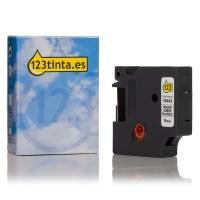 Dymo S0718580 / 18443 IND Rhino cinta vinilo negro sobre blanco 9 mm (marca 123tinta)