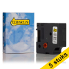 Dymo S0718620/18445 IND Cinta Rhino vinilo negro sobre blanco 19 mm (marca 123tinta) | Pack 5 uds 650549 - 1