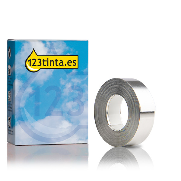 Dymo S0720180/35800 Rhino cinta aluminio autoadhesiva plata 12 mm (marca 123tinta) S0720180C 088737 - 1