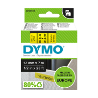 Dymo S0720580 / 45018 cinta negro sobre amarillo 12 mm (original) S0720580 088216