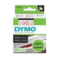 Dymo S0720850 / 45805 cinta rojo sobre blanco 19 mm (original) S0720850 088406