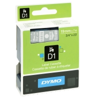 Dymo S0720900 / 45810 cinta blanco sobre transparente 19 mm (original) S0720900 088416