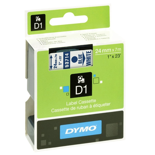 Dymo S0720940 / 53714 cinta azul sobre blanco 24 mm (original) S0720940 088424 - 1