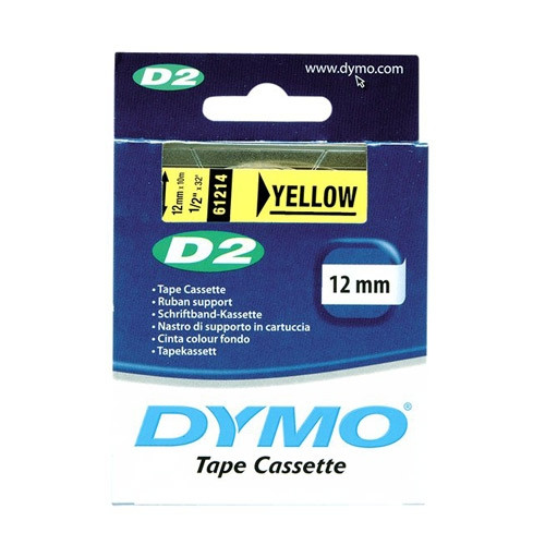 Dymo S0721120 / 61214 cinta amarilla 12 mm (original) S0721120 088808 - 1