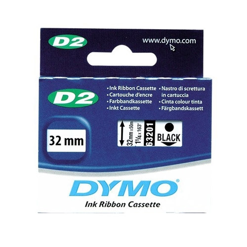 Dymo S0721330 / 63201 cinta entintada negra 32 mm (original) S0721330 088802 - 1