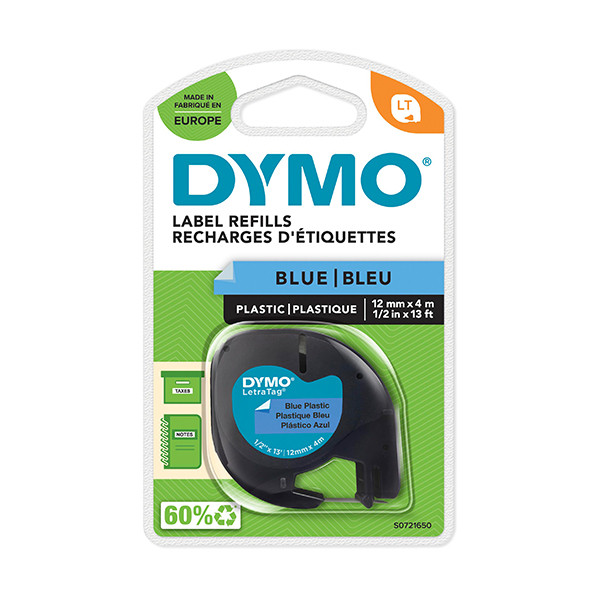 Dymo S0721650 / 91205 cinta azul 12 mm (original) S0721650 088310 - 1
