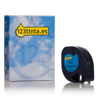 Dymo S0721650 / 91205 cinta de plástico azul 12 mm (marca 123tinta) S0721650C 088311