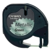Dymo S0721740 / 91209 cinta negro sobre plateado 12 mm (original) 088316 - 1