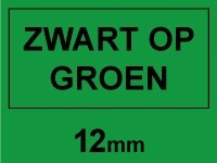 Dymo S0721740 / 91209 cinta verde metálico 12 mm (marca 123tinta) S0721740C 088317 - 1
