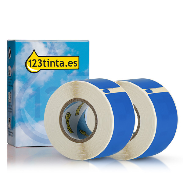 Dymo S0722370 / 99010 Etiquetas de dirección azules 2 rollos (marca 123tinta) 089359 Dymo S0722370 / 99010 Etiquetas de dirección azules 2 rollos (marca 123tinta) 089359 - 1