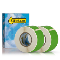 Dymo S0722370 / 99010 Etiquetas de dirección verdes 2 rollos (marca 123tinta) 089360 Dymo S0722370 / 99010 Etiquetas de dirección verdes 2 rollos (marca 123tinta) 089360