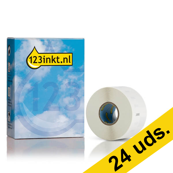 Dymo S0722390 / 13187 etiquetas de dirección anchas , paquete económico de 24 unidades, 99012 (marca de la casa 123tinta), nueva versión 650887 - 1