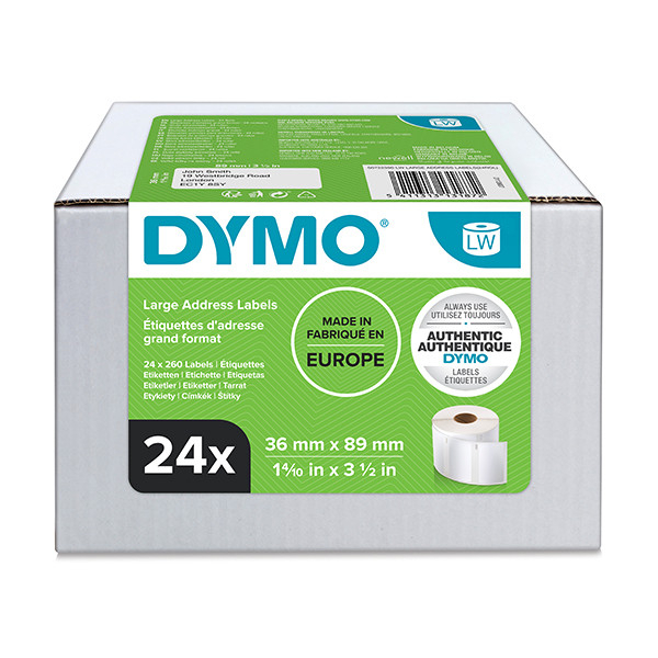 Dymo S0722390 / 13187 etiquetas para direcciones de envío pack 24 (original) S0722390 088542 - 1