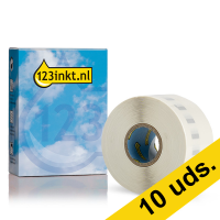 Dymo S0722410/99013 etiquetas de dirección transparentes anchas (marca 123tinta) | Pack 10 uds 650892