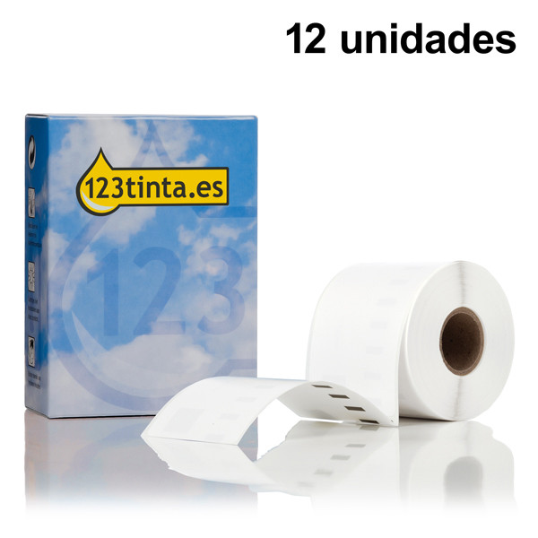 Dymo S0722420 / 13186 etiquetas para direcciones de envío pack 12 unidades 99014  (marca 123tinta) S0722420C 088549 - 1