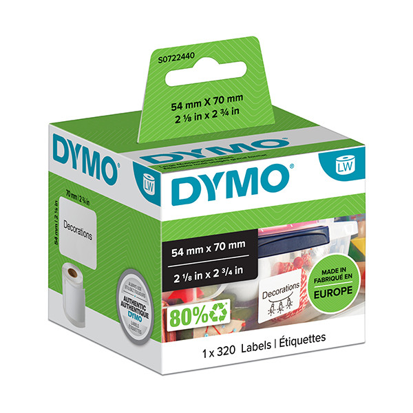 Dymo S0722440 / 99015 Etiquetas multiusos grandes (originales) S0722440 088510 - 1