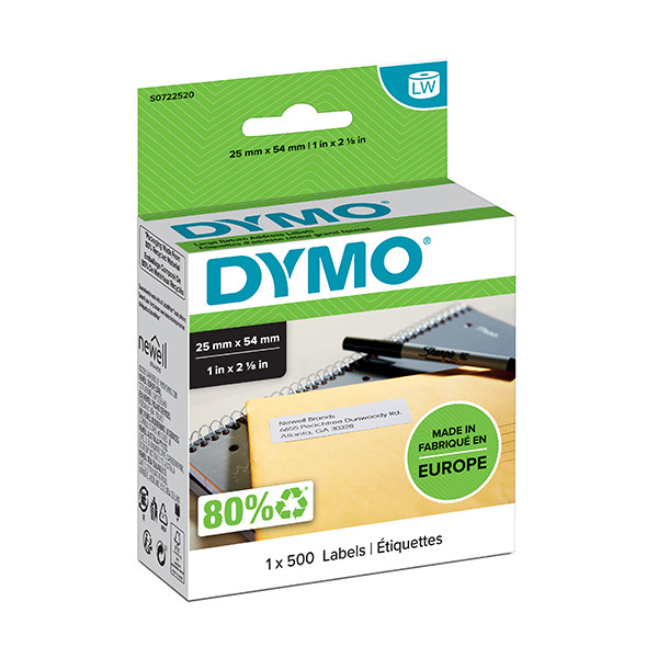 Dymo S0722520 / 11352 etiquetas grandes para envíos (original) S0722520 088516 - 1