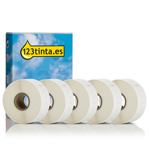 Dymo S0722550/11355 etiquetas multifunción extraíbles (marca 123tinta) | Pack 5 uds 089280 - 1