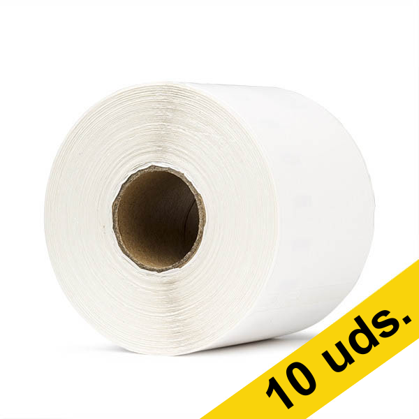 Dymo S0904980 etiquetas de envío extra grandes (marca 123tinta) | Pack 10 uds 650891 - 1