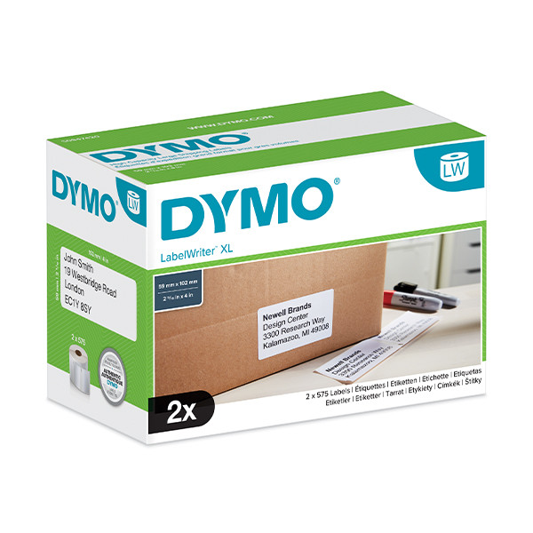 Dymo S0947420 etiquetas de dirección blancas para paquetes grandes (original) S0947420 088560 - 1